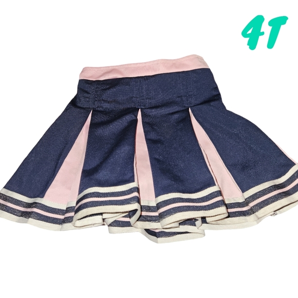 Clockwise Girls 4T Cheerleading Pleated Skirt Skort Halloween Dress Up Pull On - Picture 1 of 10